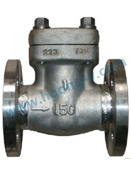 API forged stainless steel 304 flange swing check valve